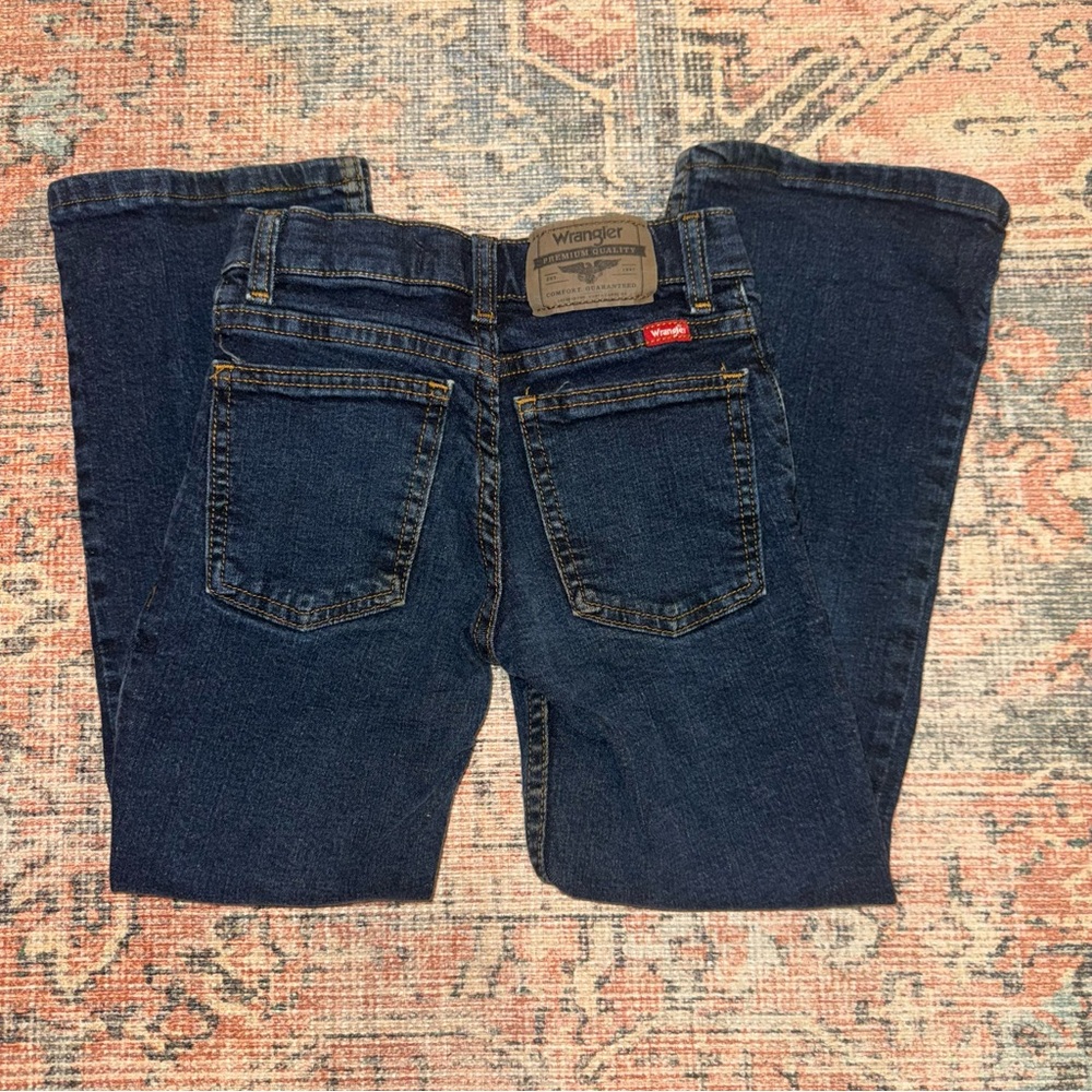 Wrangler boys Dark Blue Relaxed Jeans